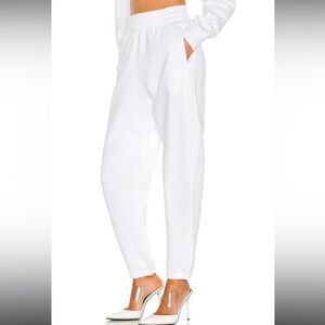 Alexander Wang Foundation Terry Classic Sweatpant Joggers in White size small